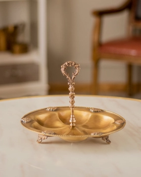 Octavian Brass Servermodern kitchen decor ,kitchen dinner set ,dinnerware 