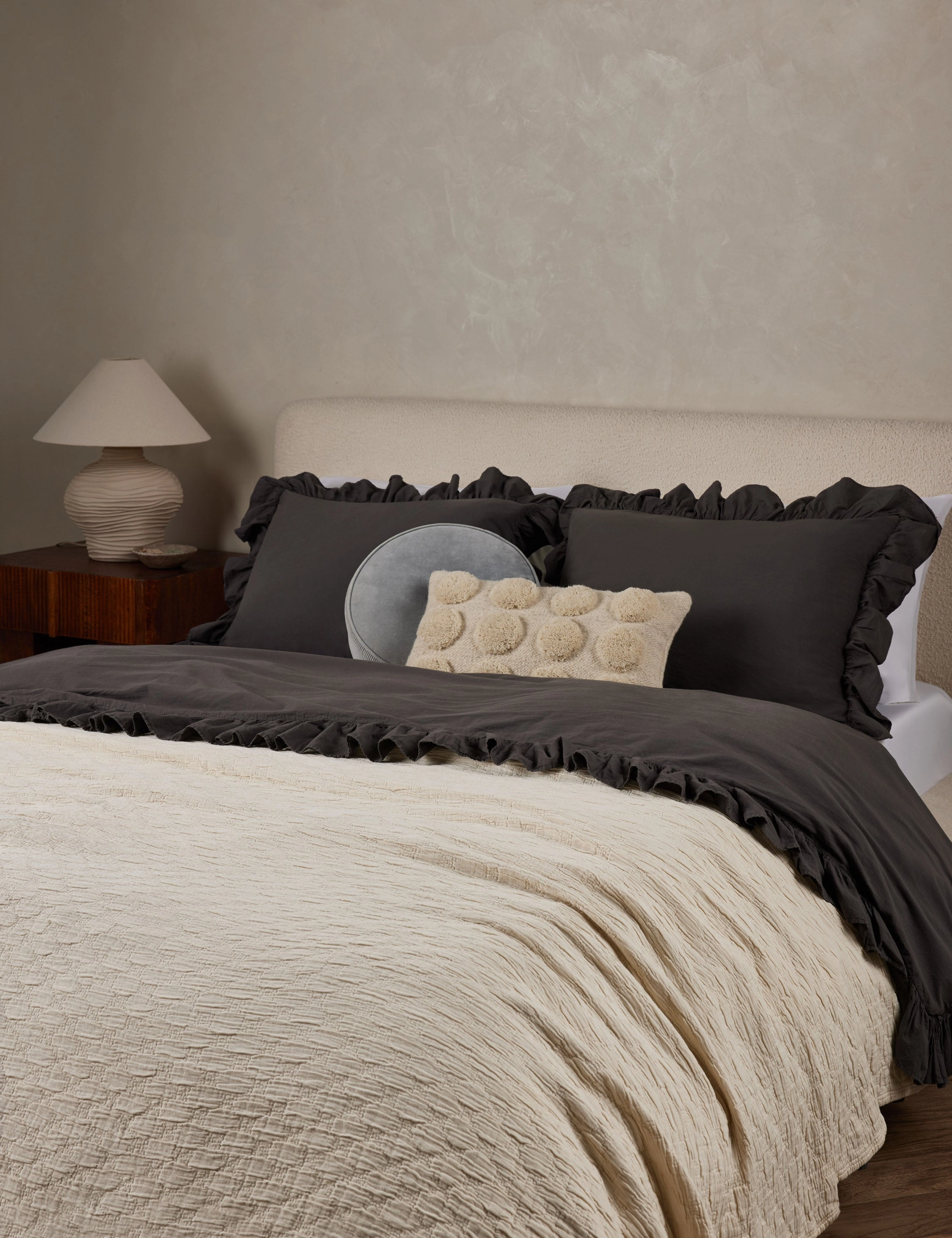 Ojai Cotton Matelass Coverlet by Pom Pom at Home