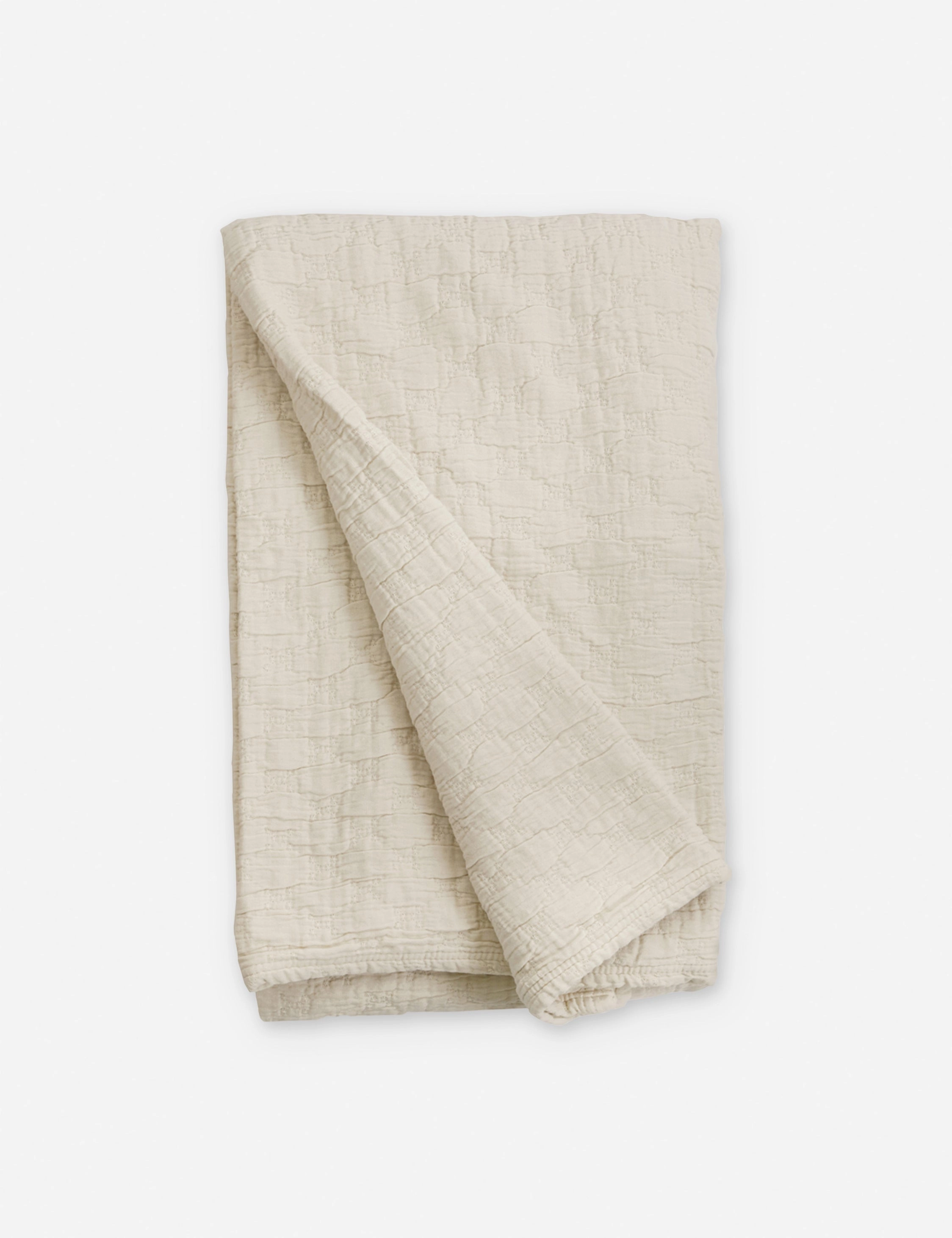 Ojai Cotton Matelass Coverlet by Pom Pom at Home