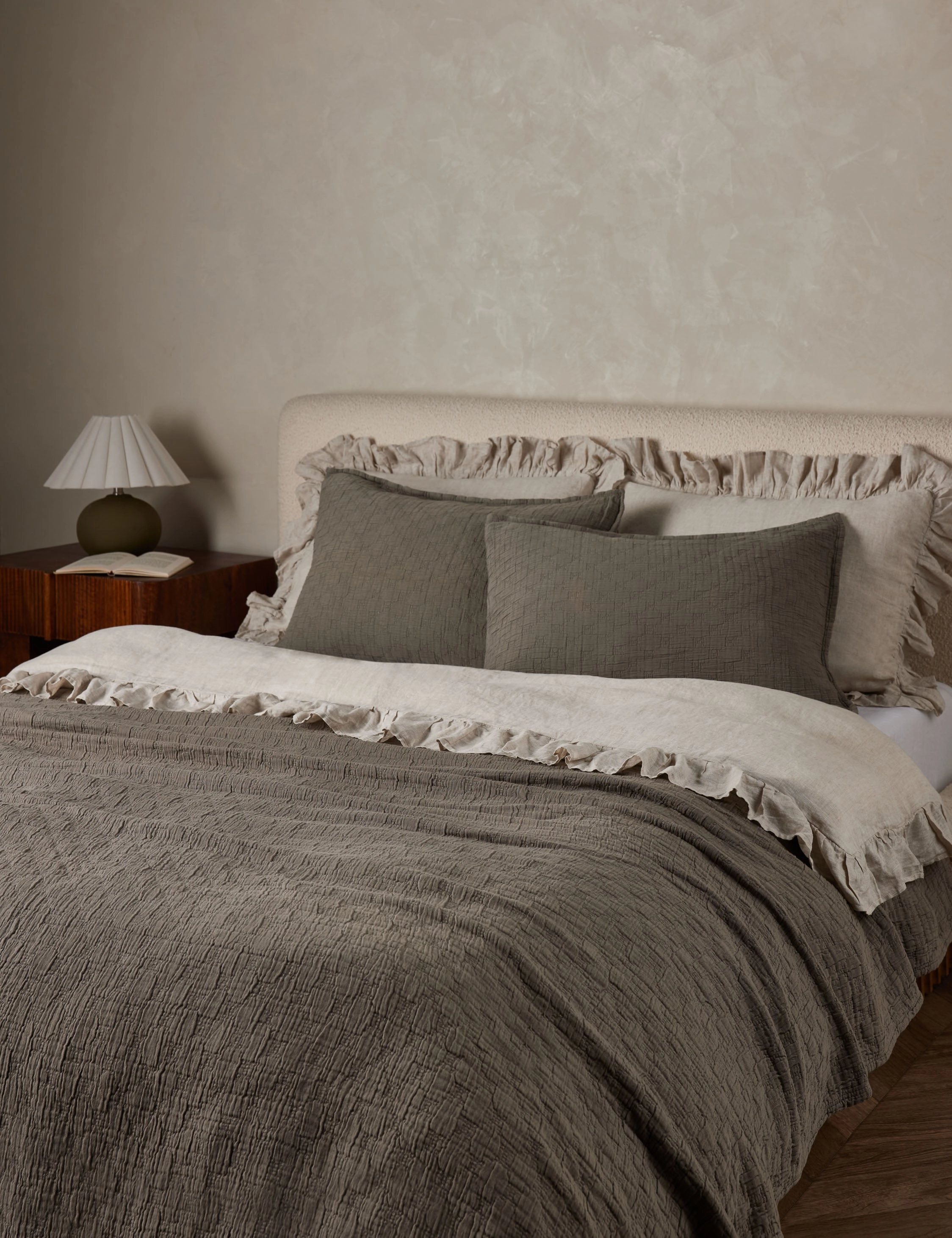 Ojai Cotton Matelass Coverlet by Pom Pom at Home