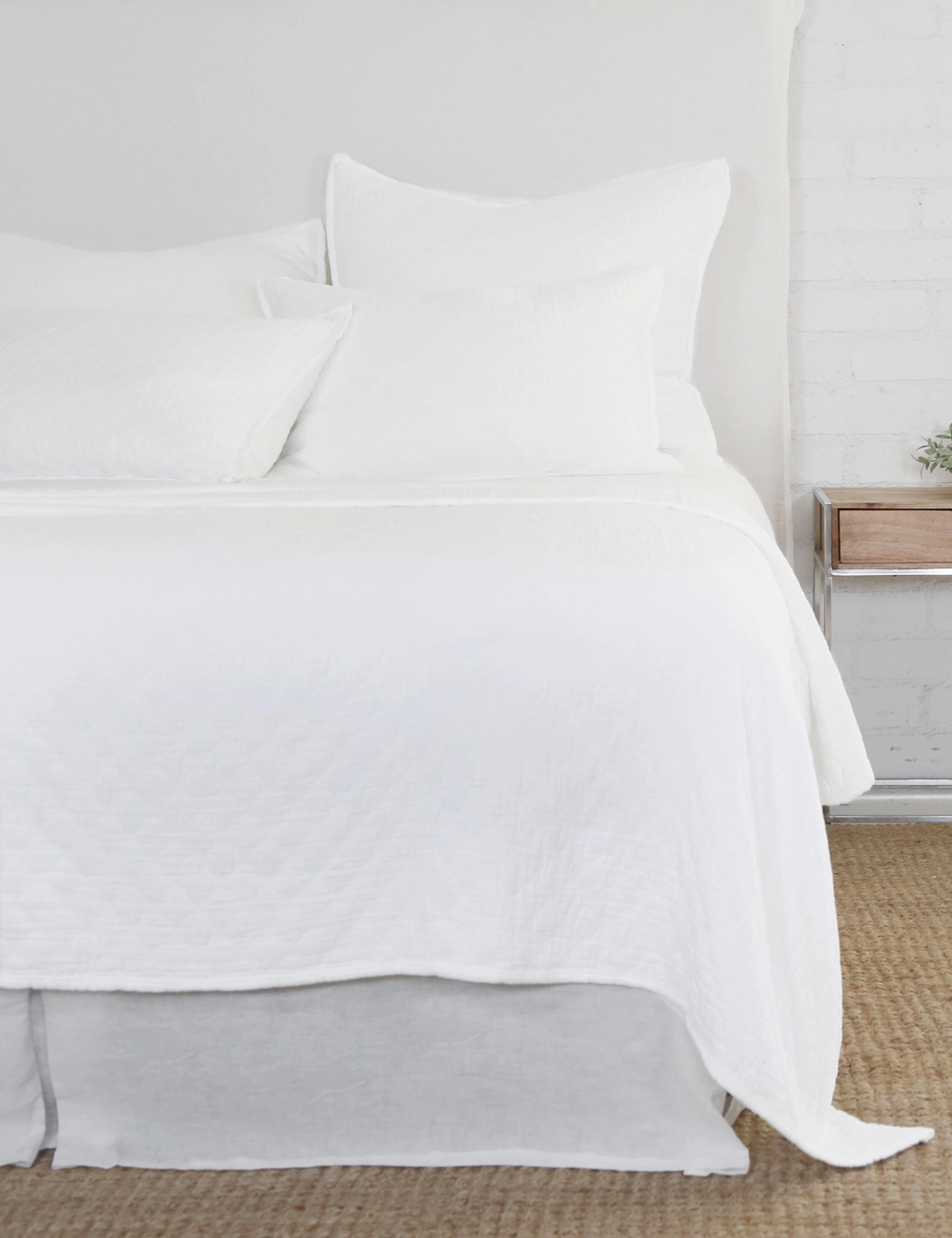 Ojai Cotton Matelass Coverlet by Pom Pom at Home