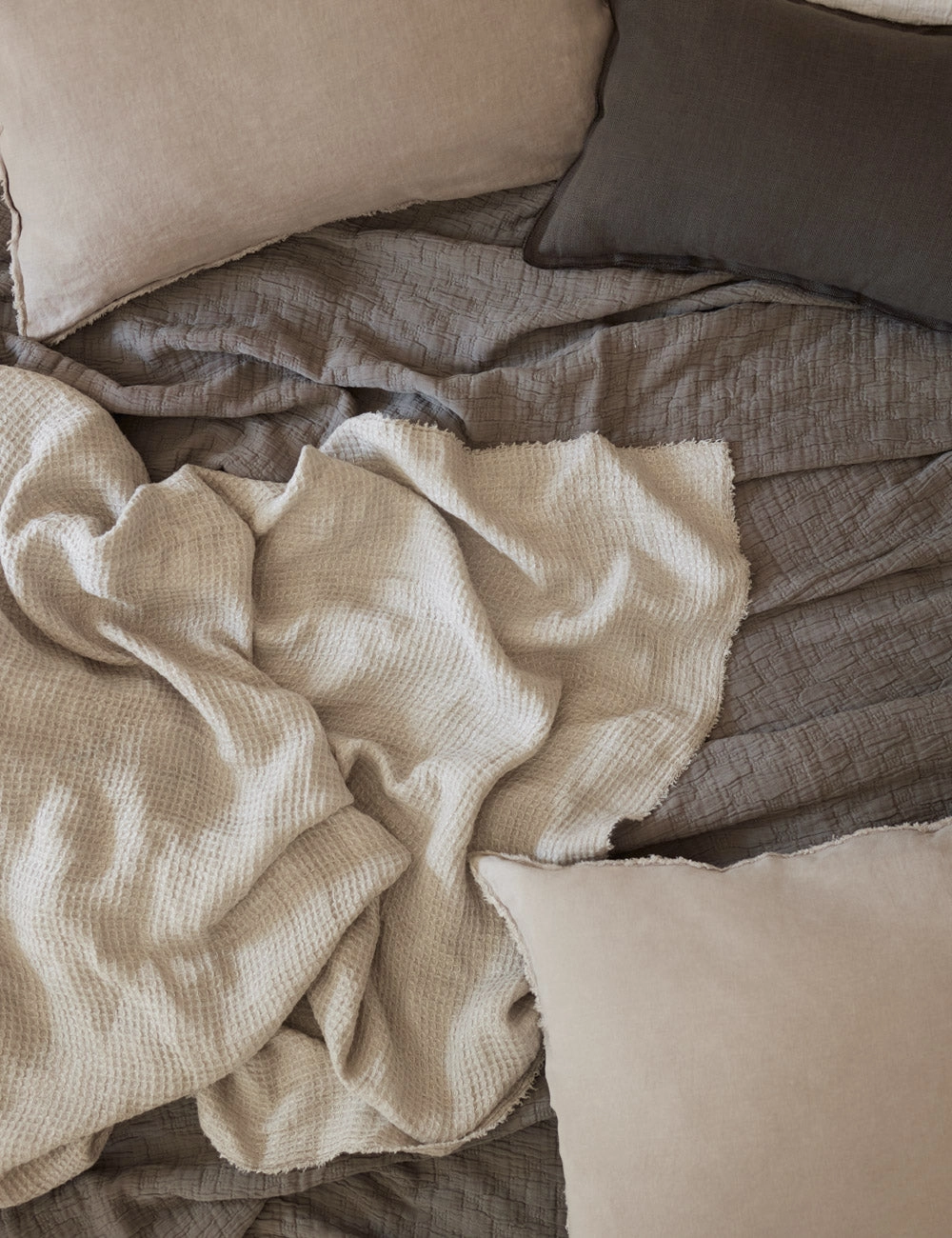 Ojai Cotton Matelass Coverlet by Pom Pom at Home