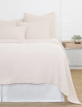 Ojai Cotton Matelass Coverlet by Pom Pom at Homebedding sets ,throw blankets 