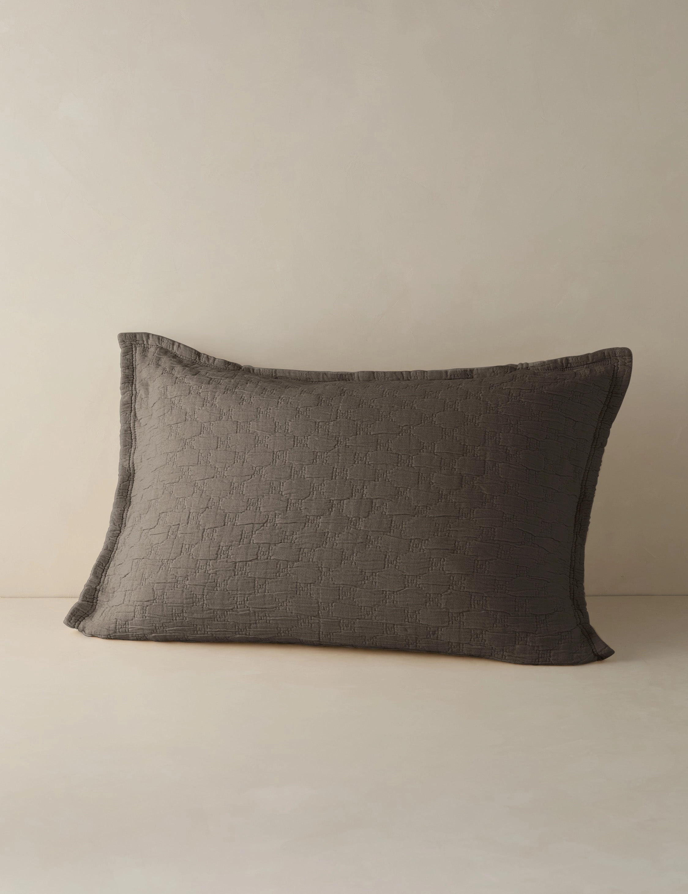 Ojai Cotton Matelass Sham by Pom Pom at Home
