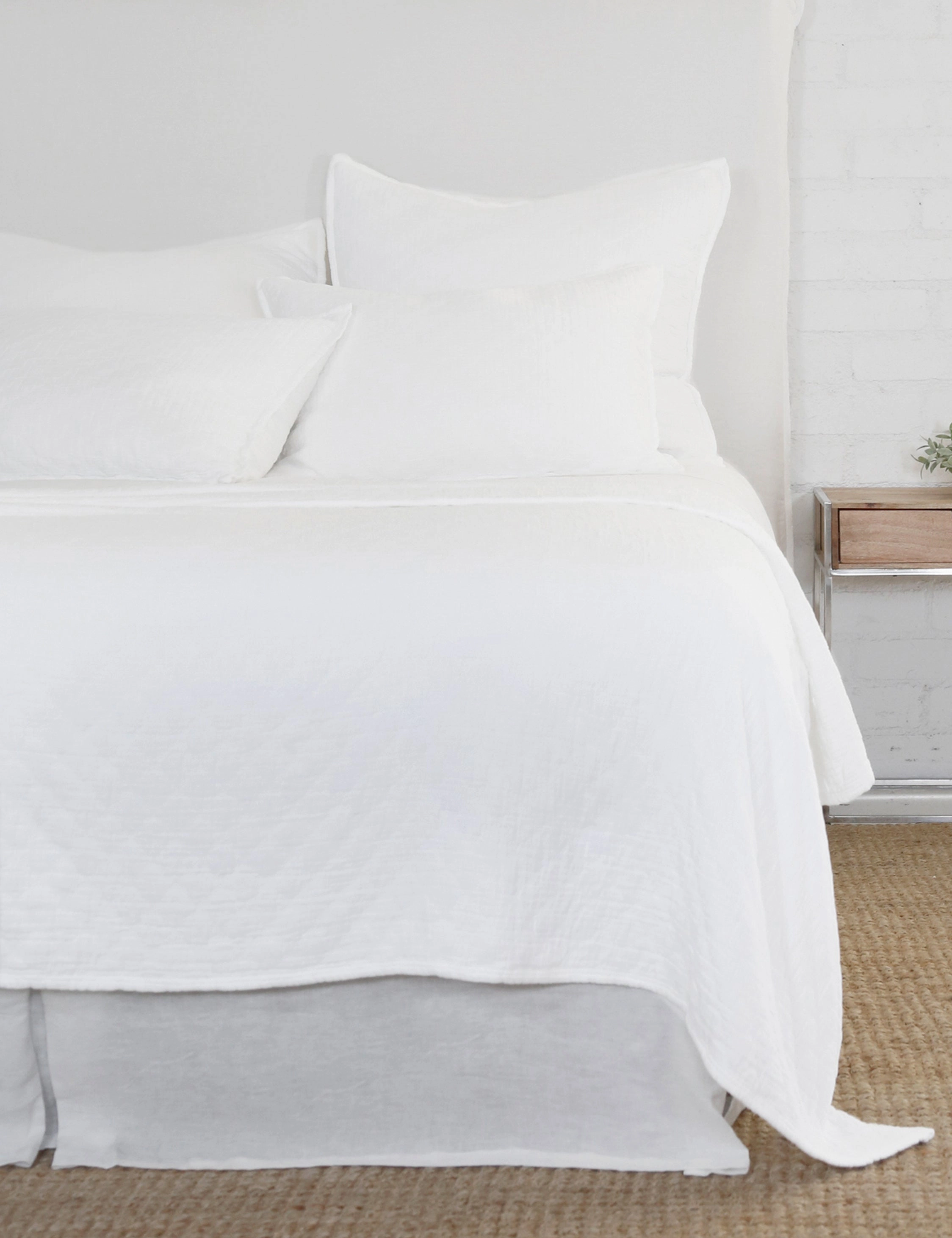 Ojai Cotton Matelass Sham by Pom Pom at Home