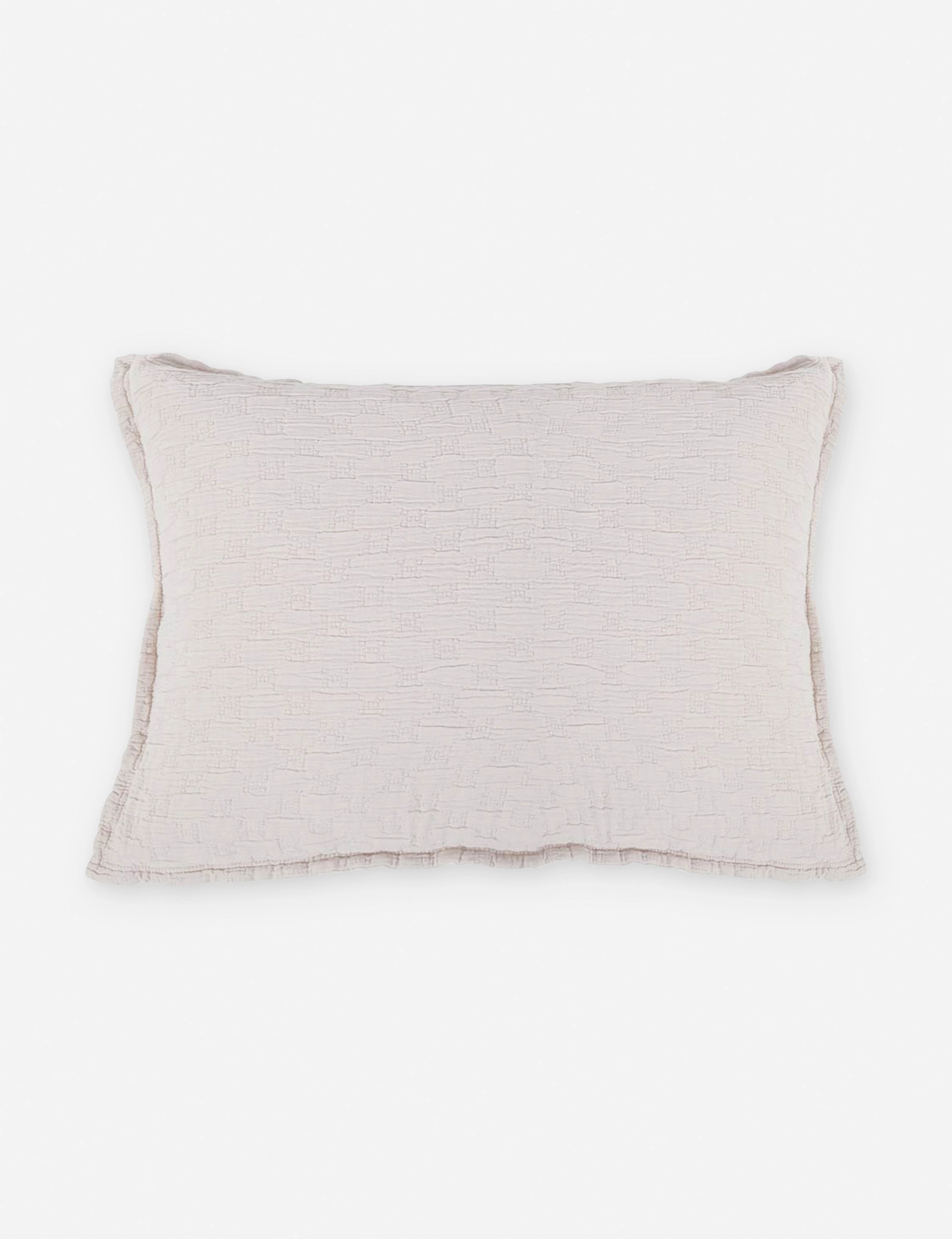 Ojai Cotton Matelass Sham by Pom Pom at Home