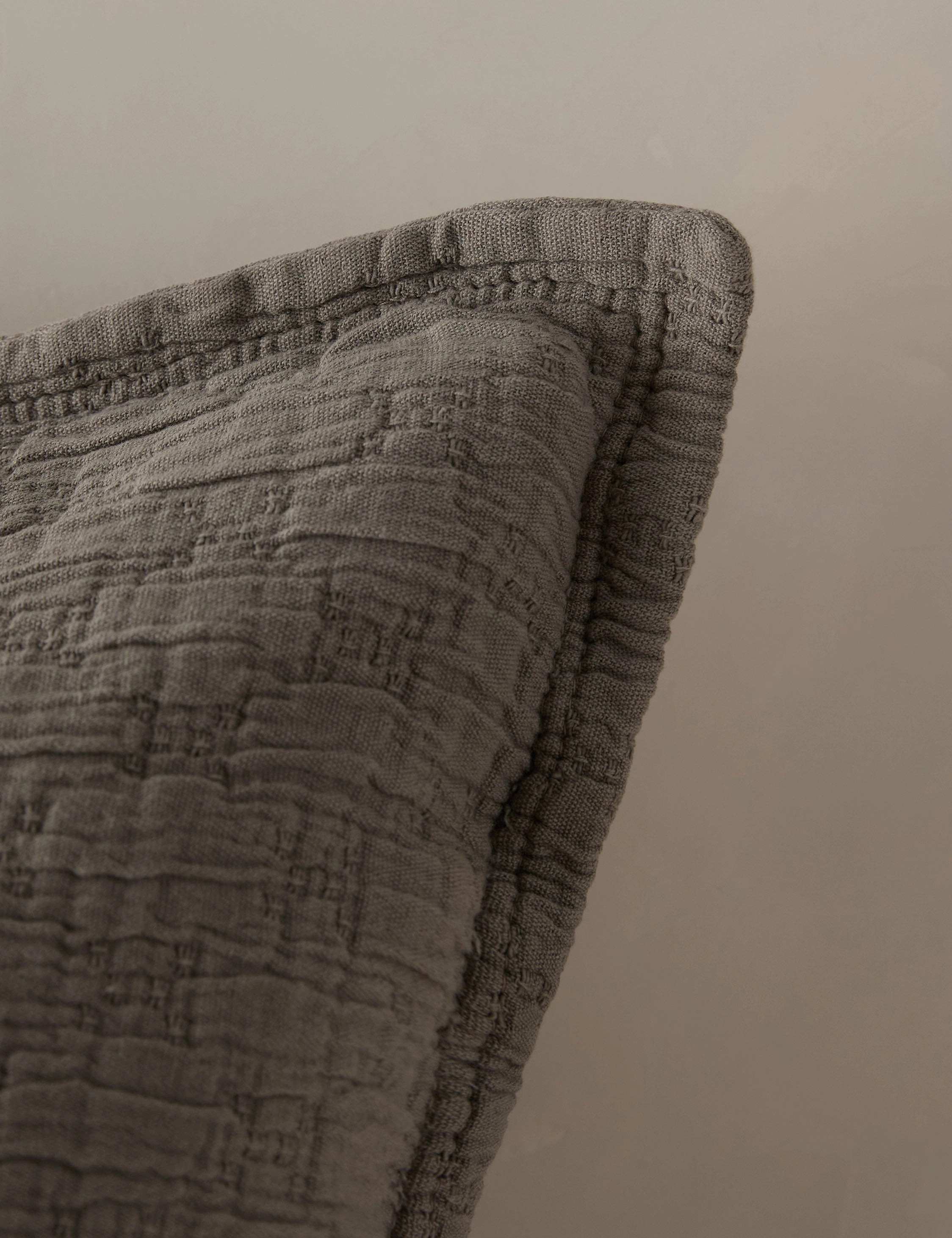 Ojai Cotton Matelass Sham by Pom Pom at Home