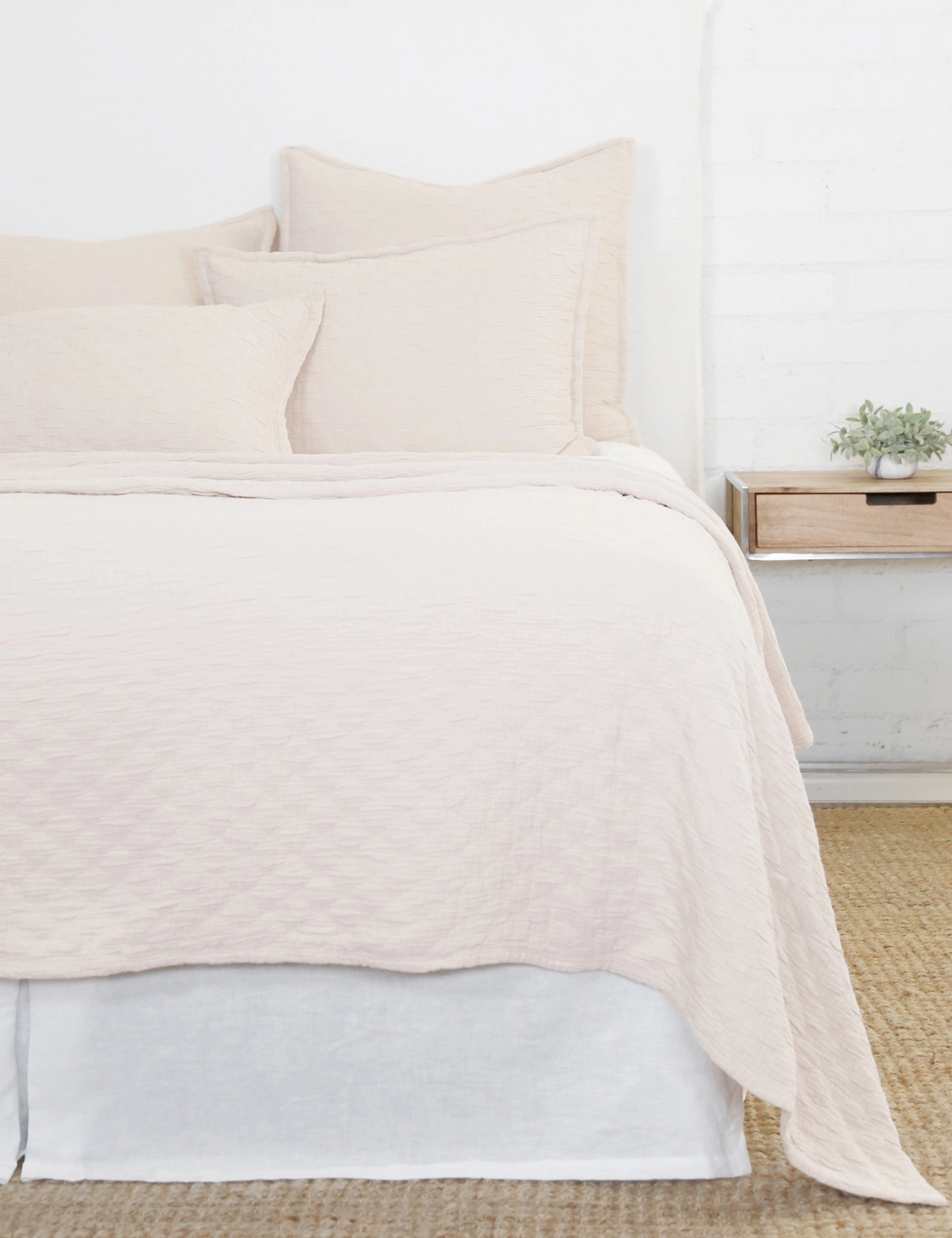 Ojai Cotton Matelass Sham by Pom Pom at Home