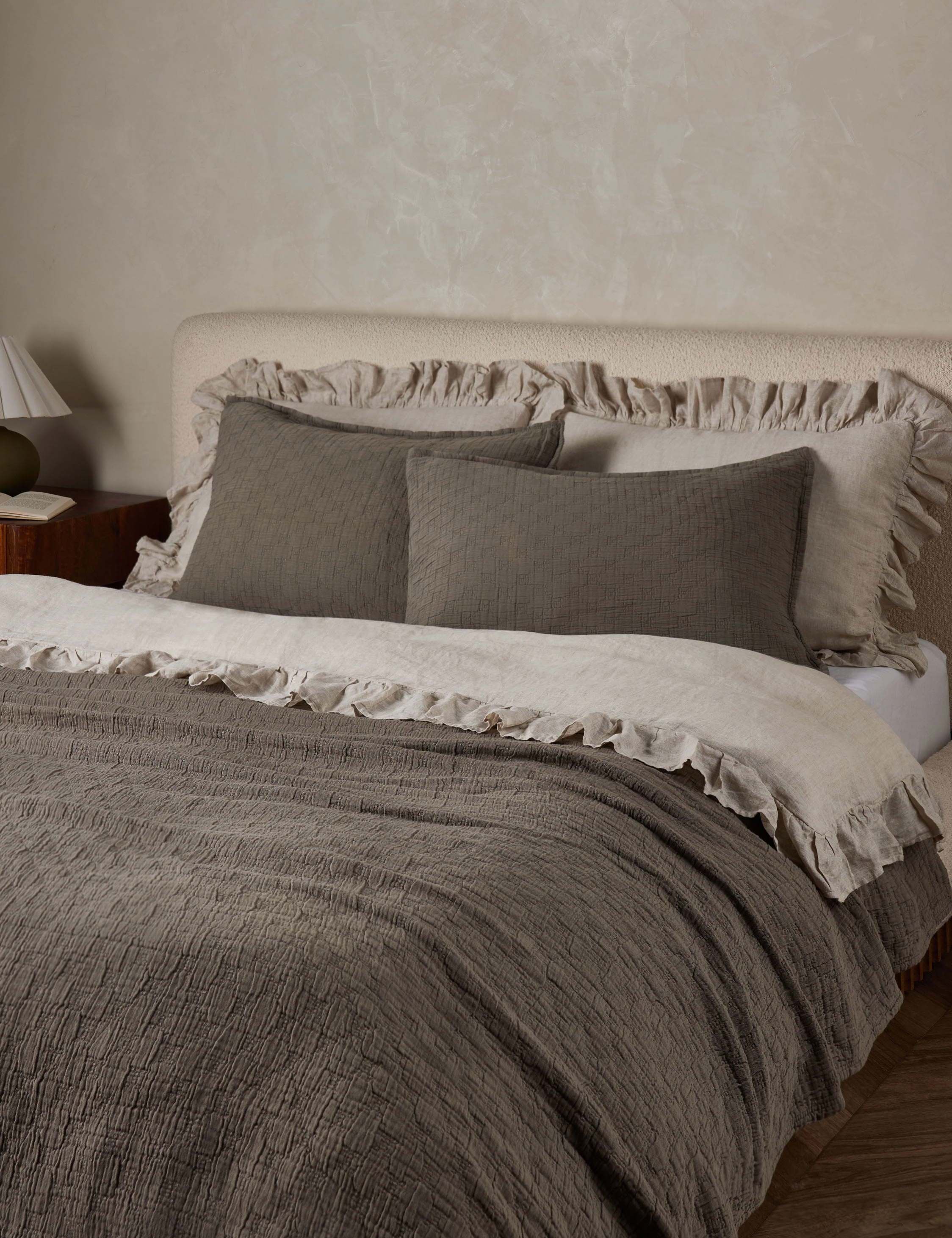 Ojai Cotton Matelass Sham by Pom Pom at Home