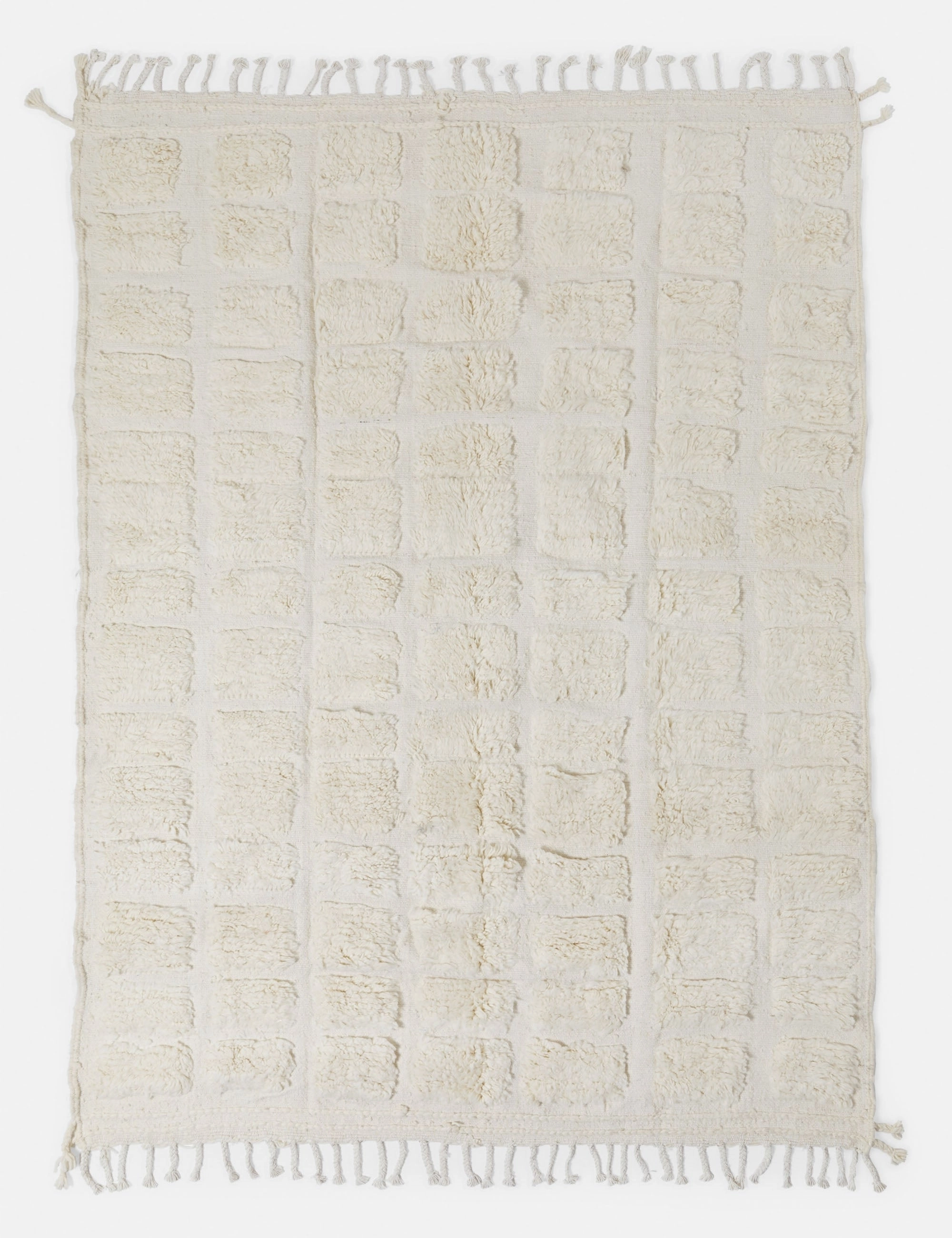 Olcay One-of-a-Kind Moroccan Rug, 6'8" x 8'9"modern color block patchwork rug