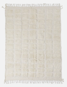 Olcay One-of-a-Kind Moroccan Rug, 6'8" x 8'9"modern color block patchwork rug