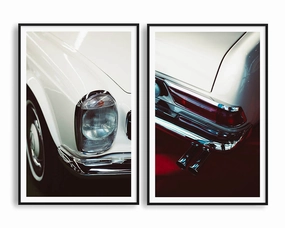 Old Timer Merc Set INCLUDES TWO PRINTSnordic style wall decor
