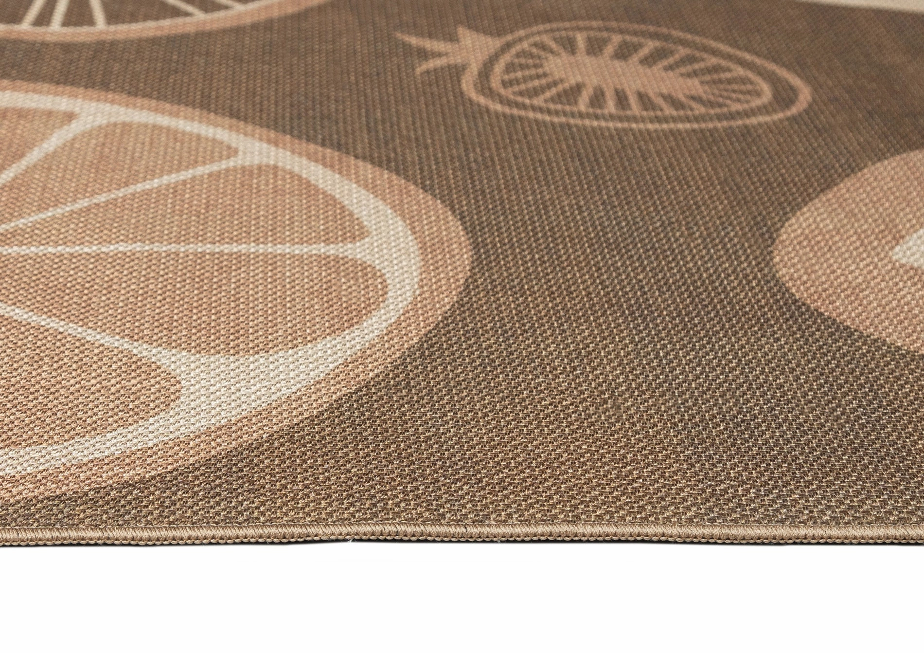 Olwen Brown Graphic Indoor Outdoor Washable Rug *NO RETURNS UNLESS FAULTY