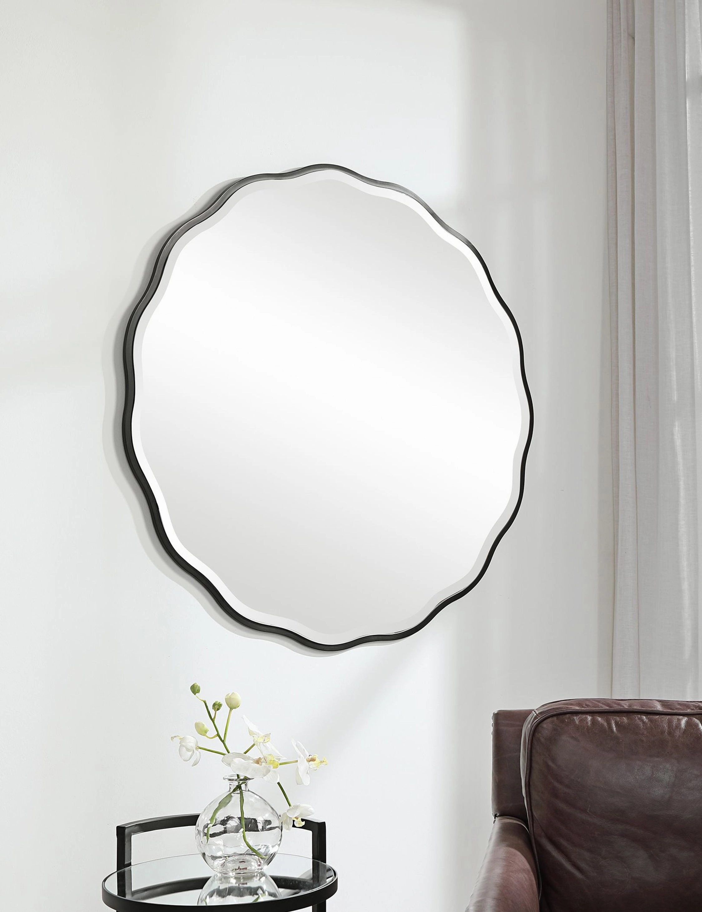 Ondine Round Mirrornordic style wall decor
