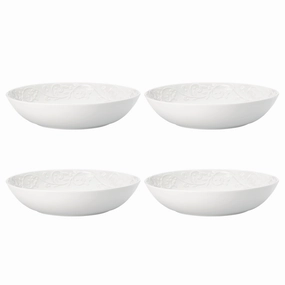 Opal Innocence Carved Pasta Bowls - Set of 4modern kitchen decor ,kitchen dinner set ,dinnerware 
