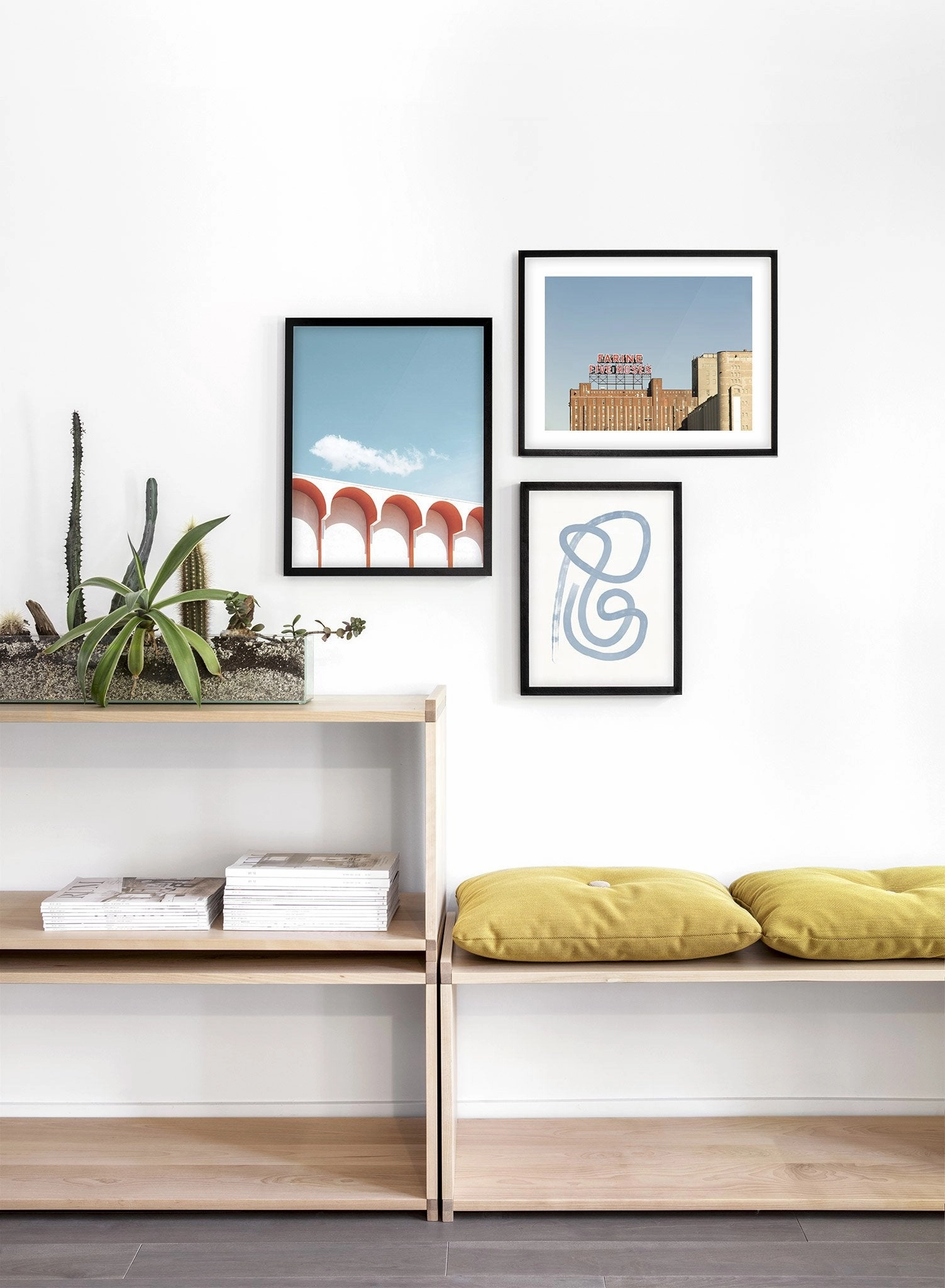 Orange Arches, Poster