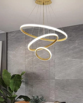 Orbit Ring LED Chandelier - Goldenmodern wall lamp,smart wall lamp