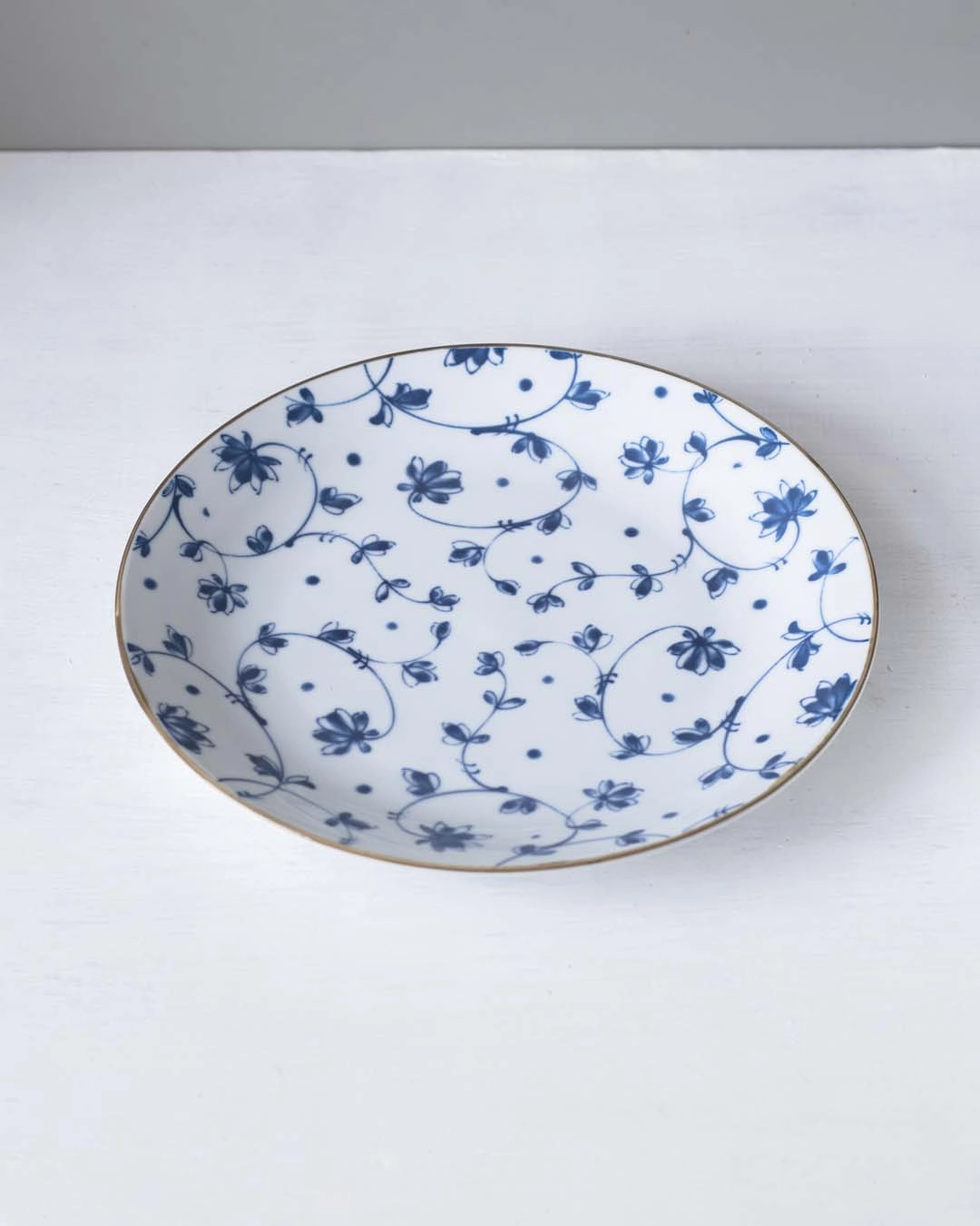 Orchid Blue & White Quarter Plate