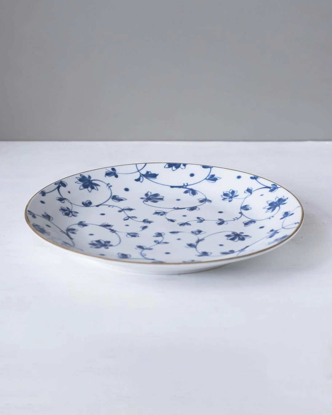 Orchid Blue & White Quarter Plate