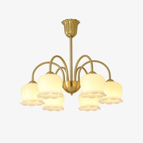 Orchids Brass Chandelierrustic chandelier,bedroom chandelier 