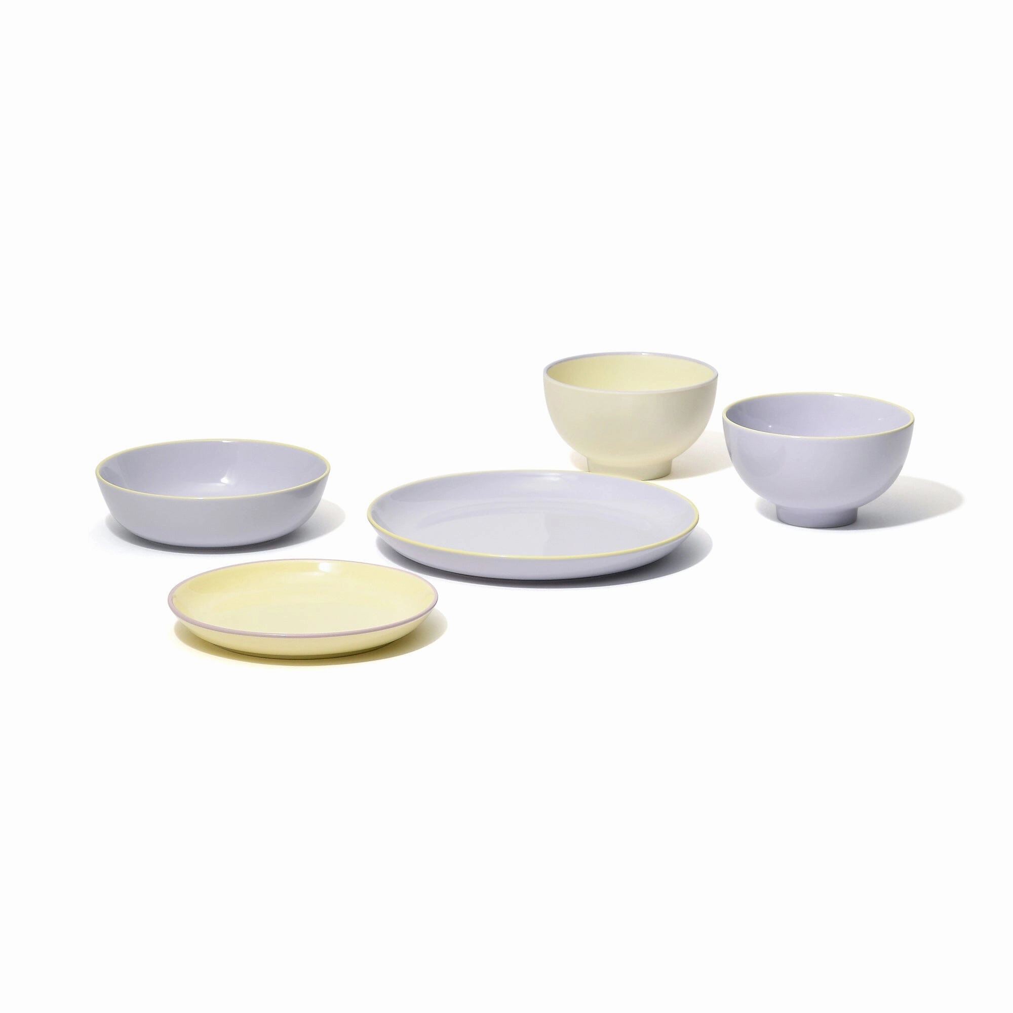 Ordi Colorful 5-Piece Tableware Set Purple