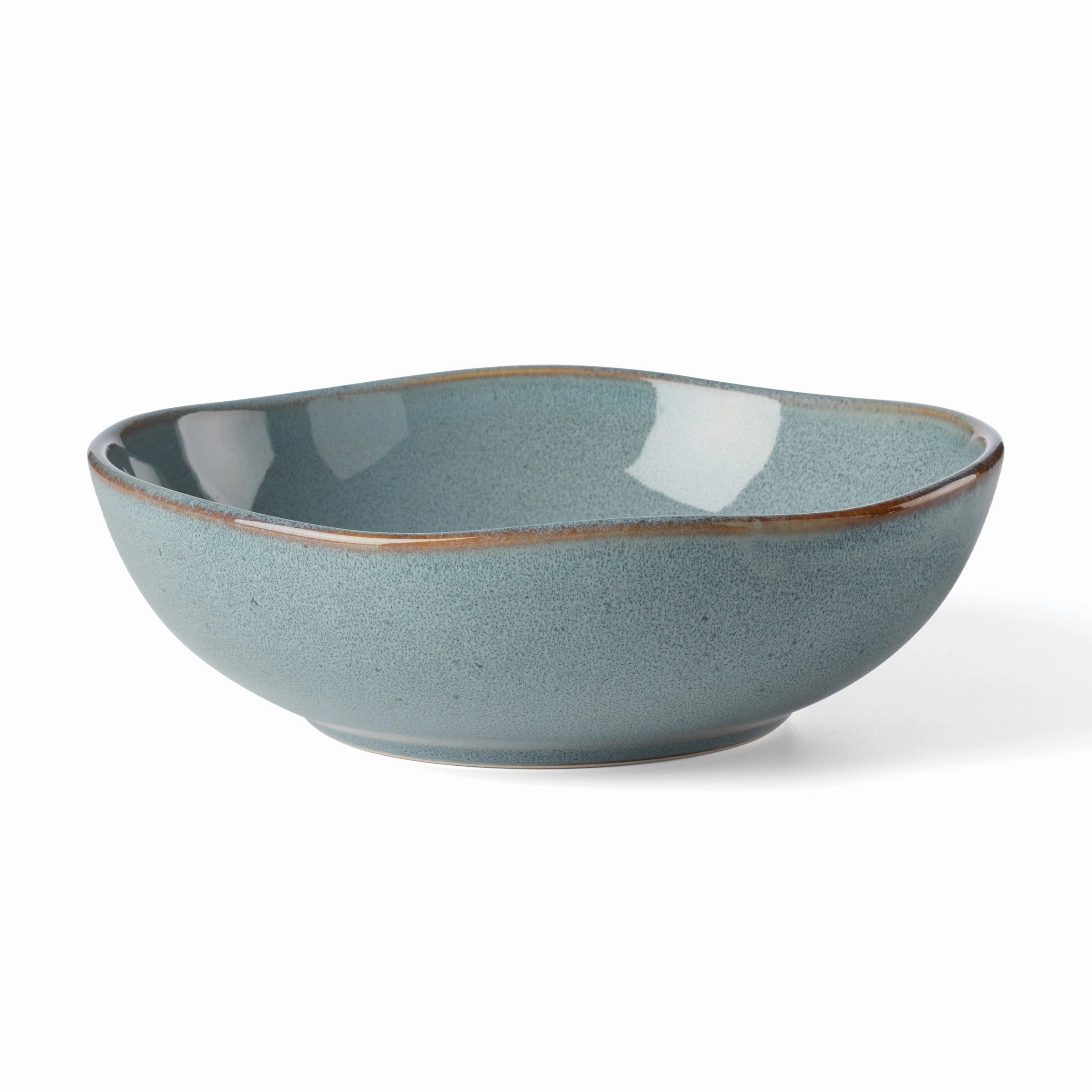 Organic Shades Blue 12-Piece Dinnerware Set