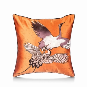Oriental Birds Throw Cushionhome decoration ,modern home decor 