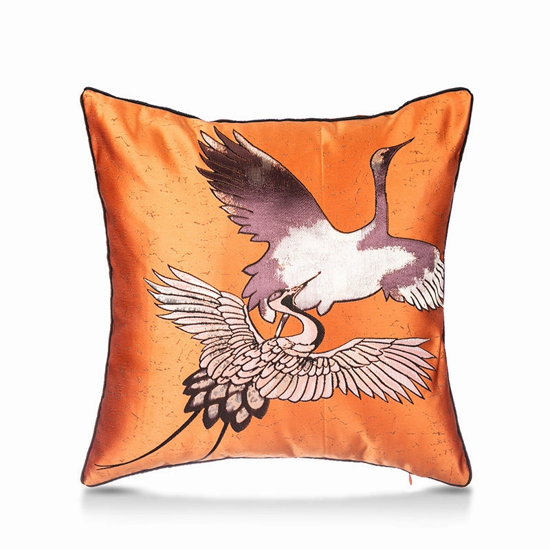 Oriental Birds Throw Cushionhome decoration ,modern home decor 