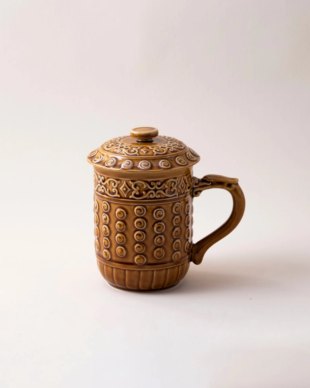 Oriental Harmony Mug - Amber Brown