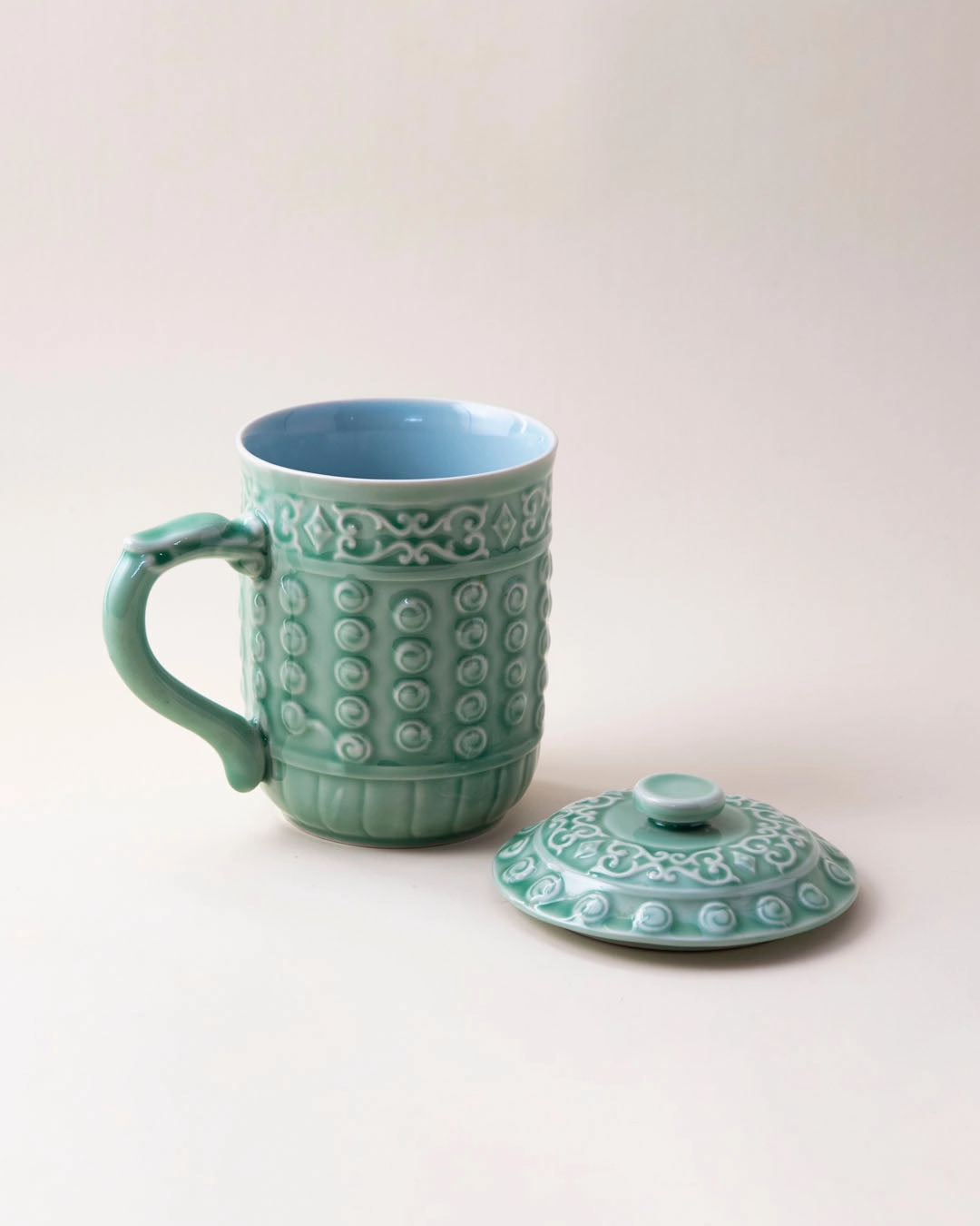 Oriental Harmony Mug - Celadon Green