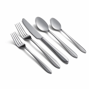 Orly Coupe 45 Piece Flatware Seteco-friendly bamboo fiber tableware set 
