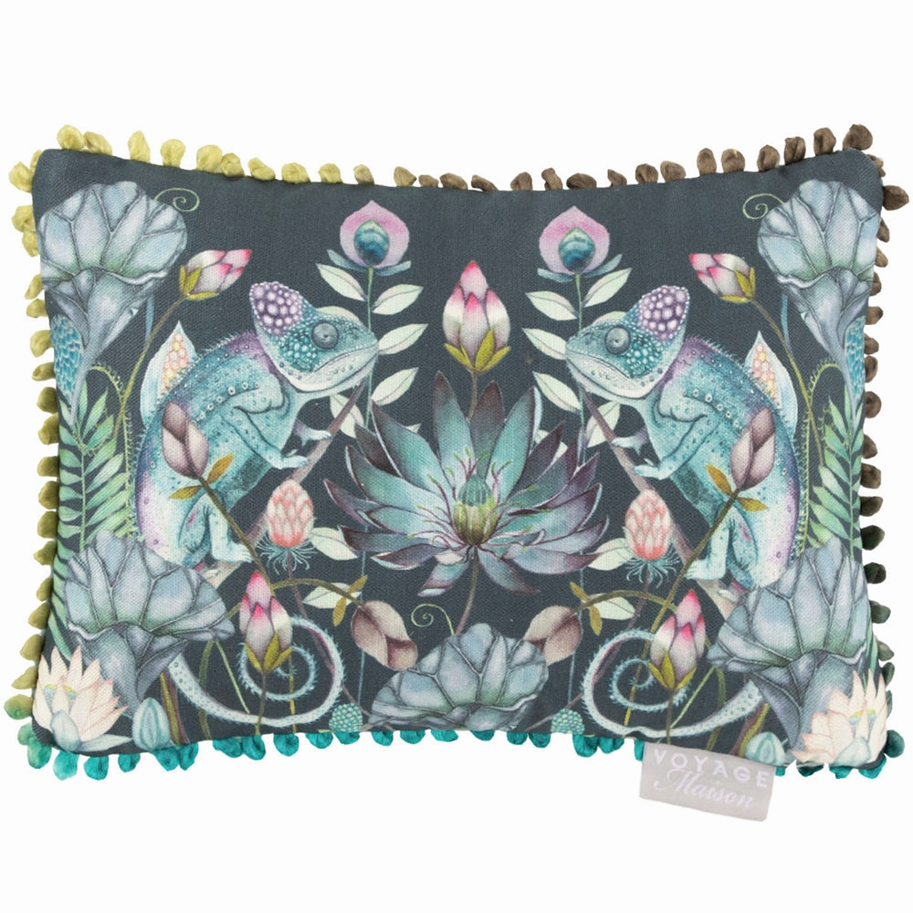 Osawi Small Printed Cushion Emerald