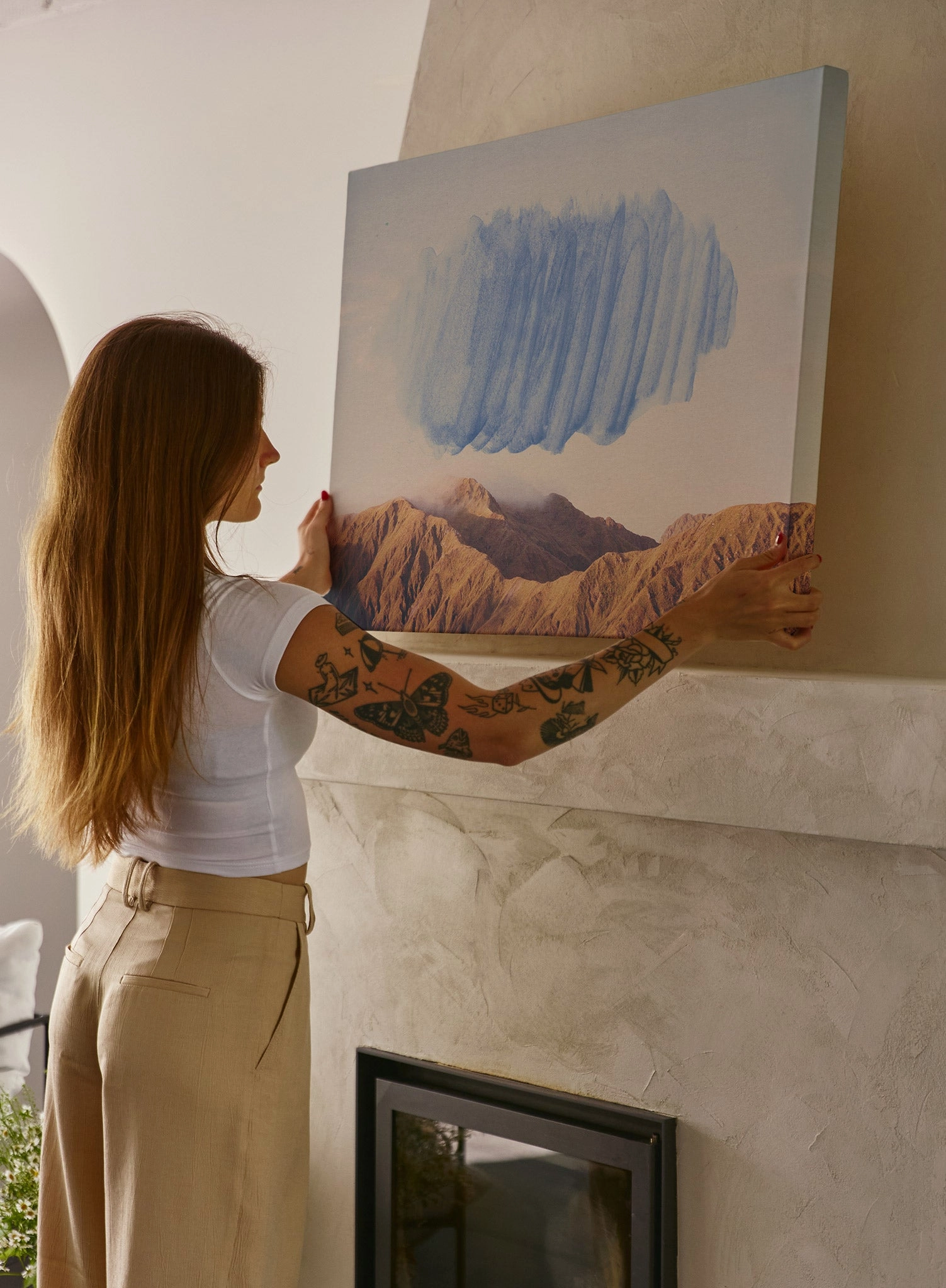 Out of the Blue, Canvas