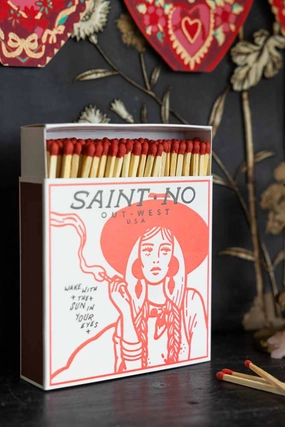 Out West Luxury Matches by Saint Noscented candle ,decorative candle 