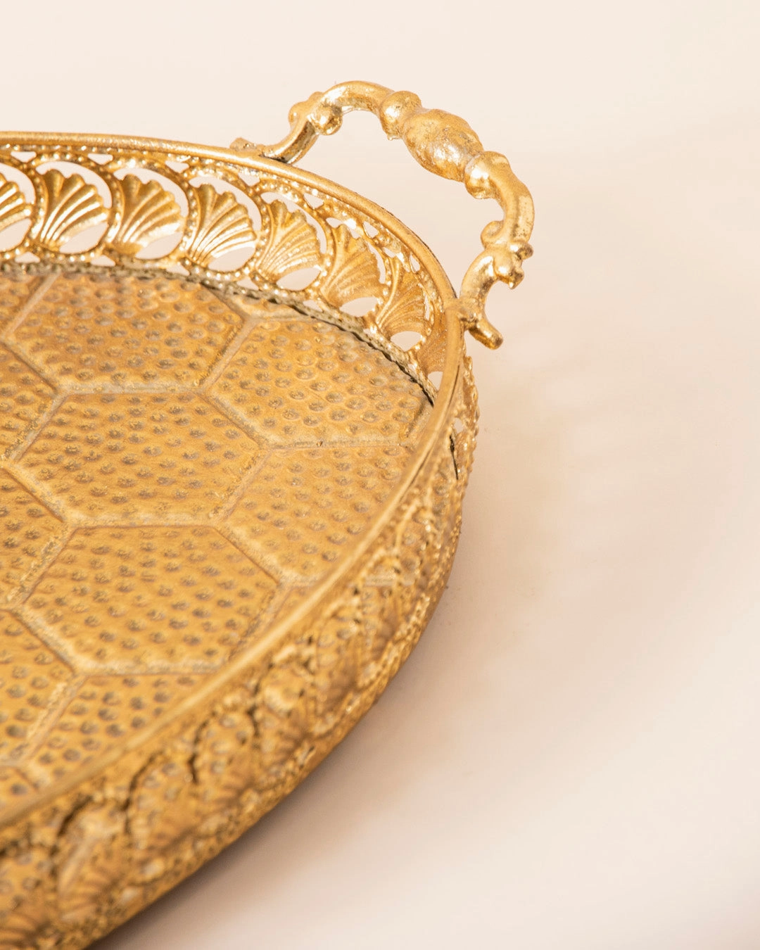 Oval Honeycomb Serving Tray - Small
