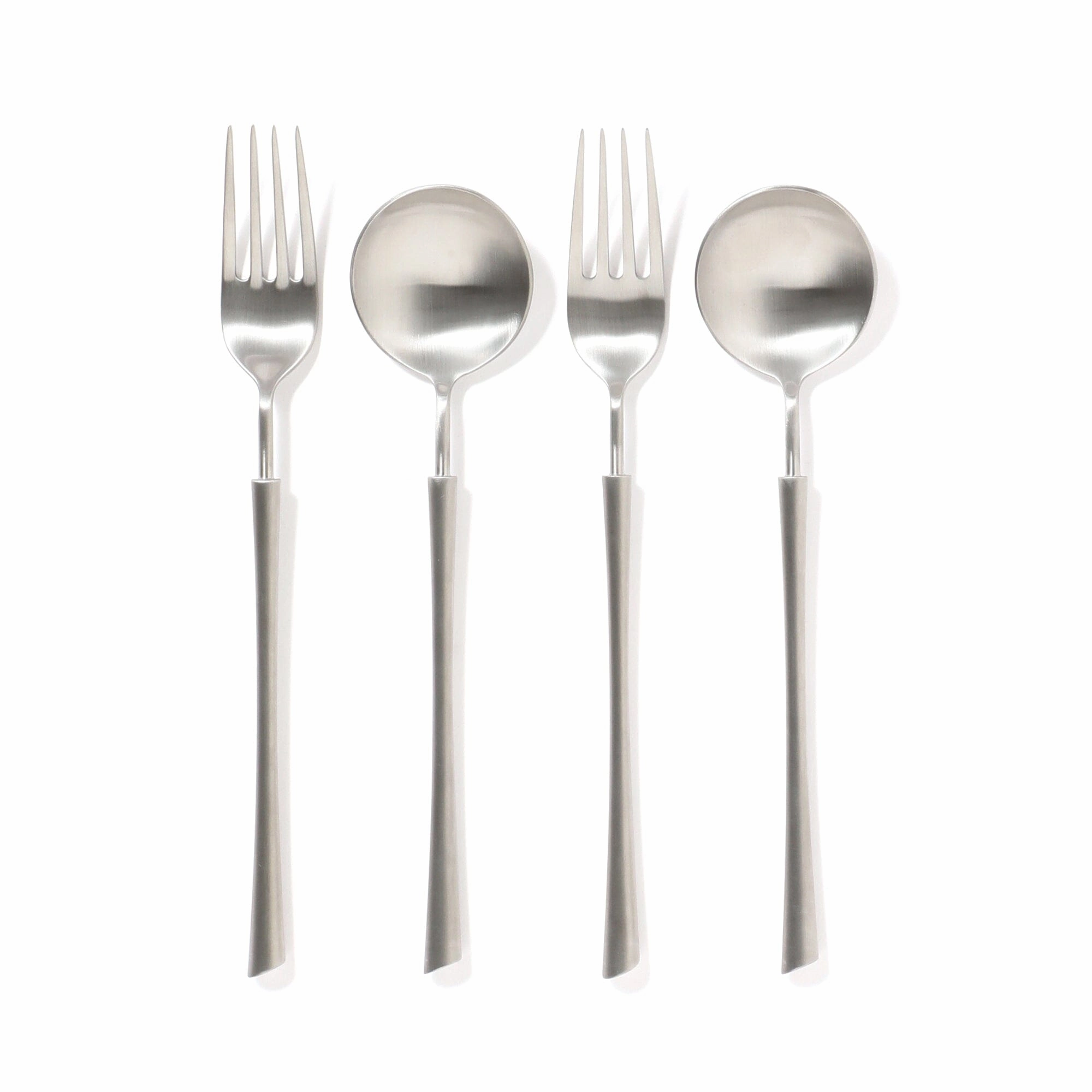 Pair Cutlery 4 Piece Dinner Set  Silverboho style dinner plates for special occasions 
