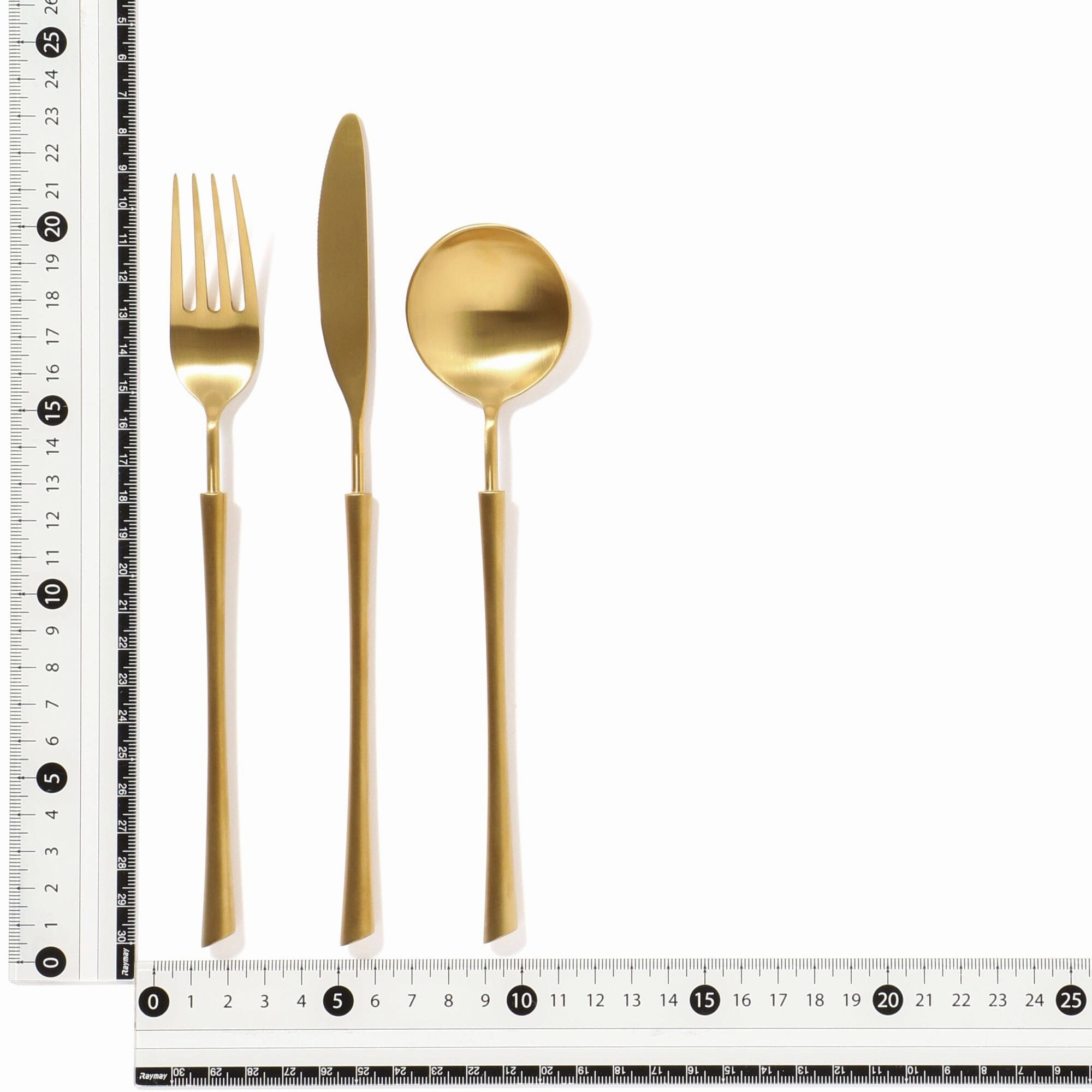 Pair Cutlery 6 Piece Dinner Set  Gold
