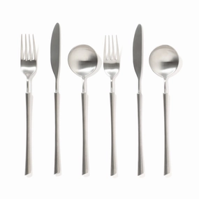 Pair Cutlery 6 Piece Dinner Set  Silverboho style dinner plates for special occasions 