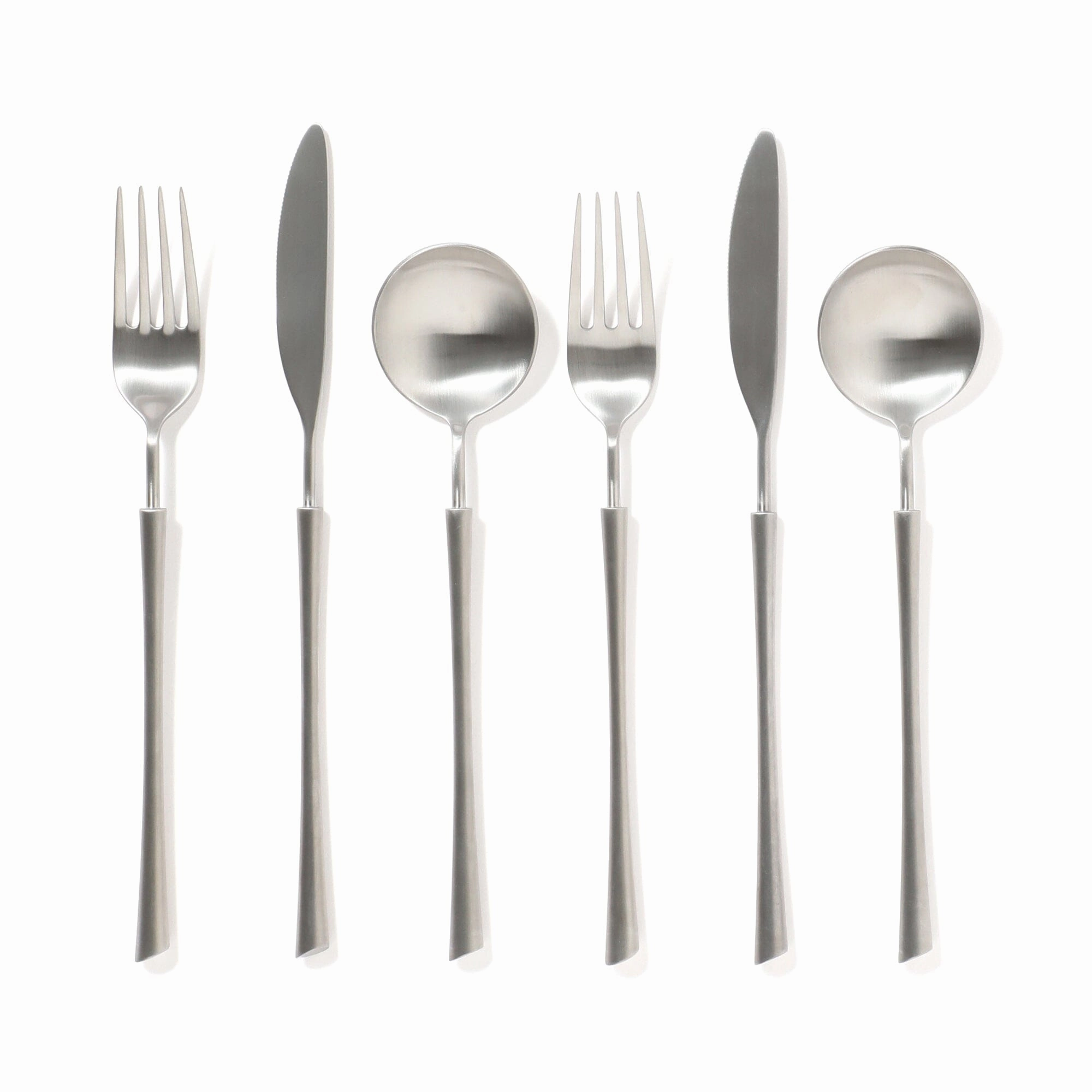 Pair Cutlery 6 Piece Dinner Set  Silverboho style dinner plates for special occasions 