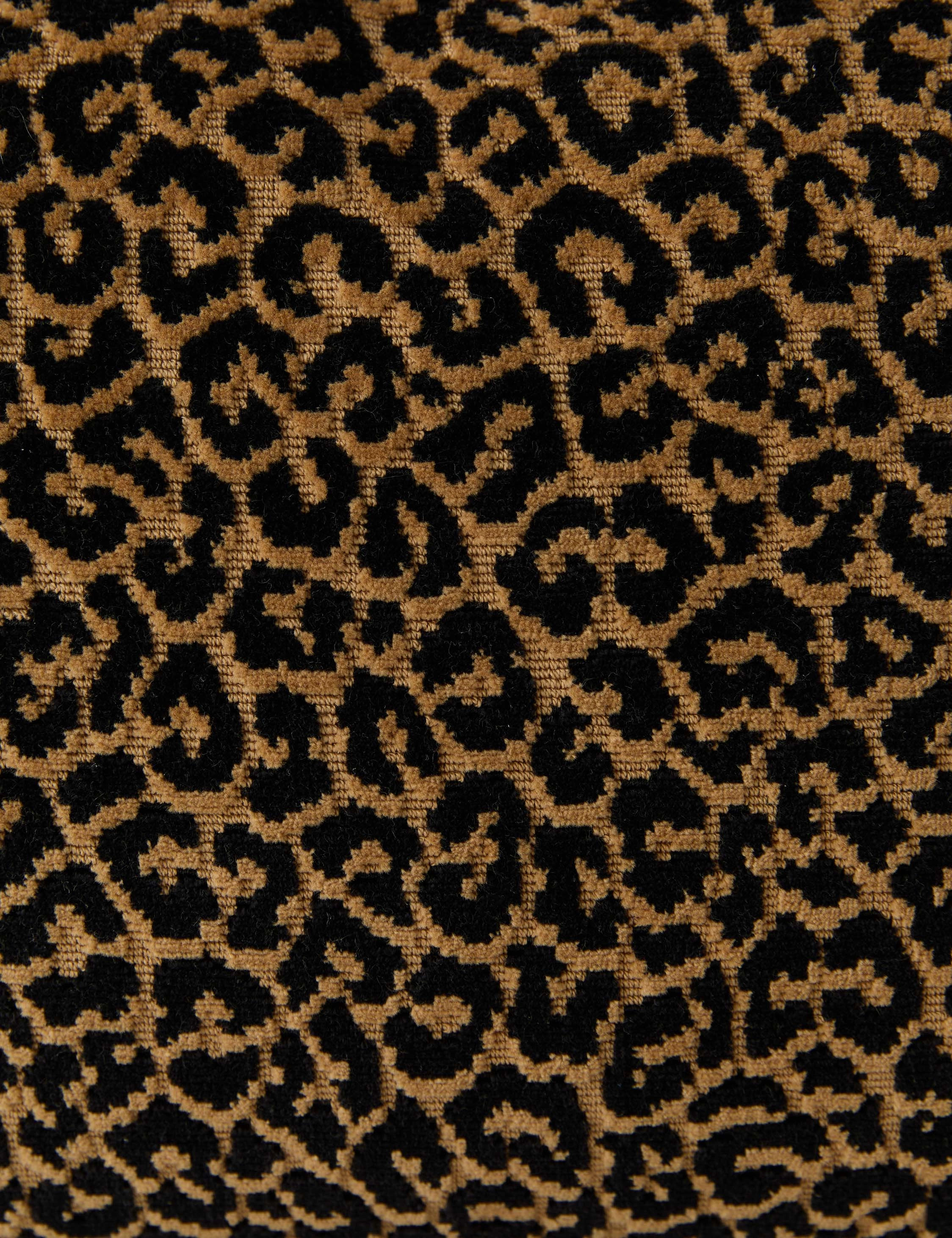 Panthera Velvet Lumbar Pillow by Scalamandre