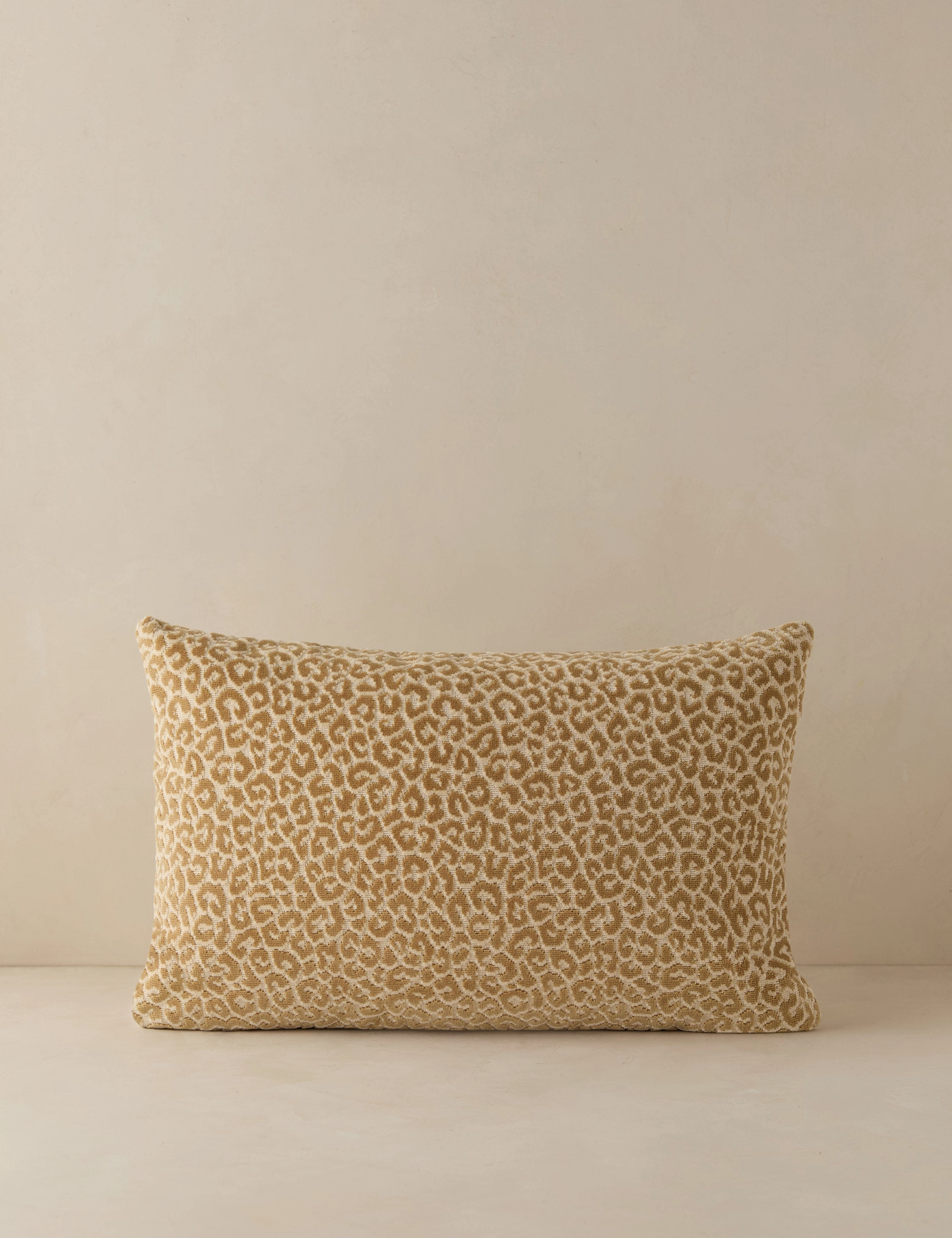 Panthera Velvet Lumbar Pillow by Scalamandre