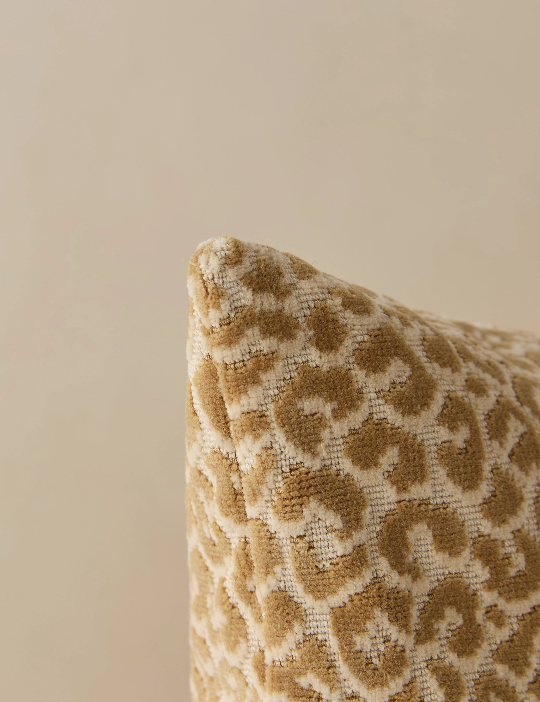 Panthera Velvet Lumbar Pillow by Scalamandre