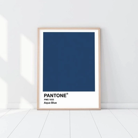 Pantone - Aqua Bluenordic style wall decor
