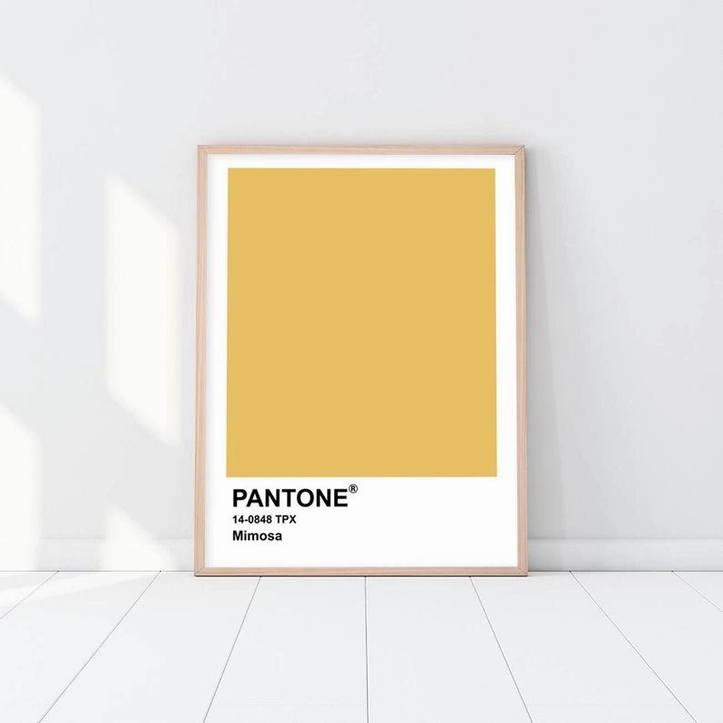 Pantone - Mimosanordic style wall decor