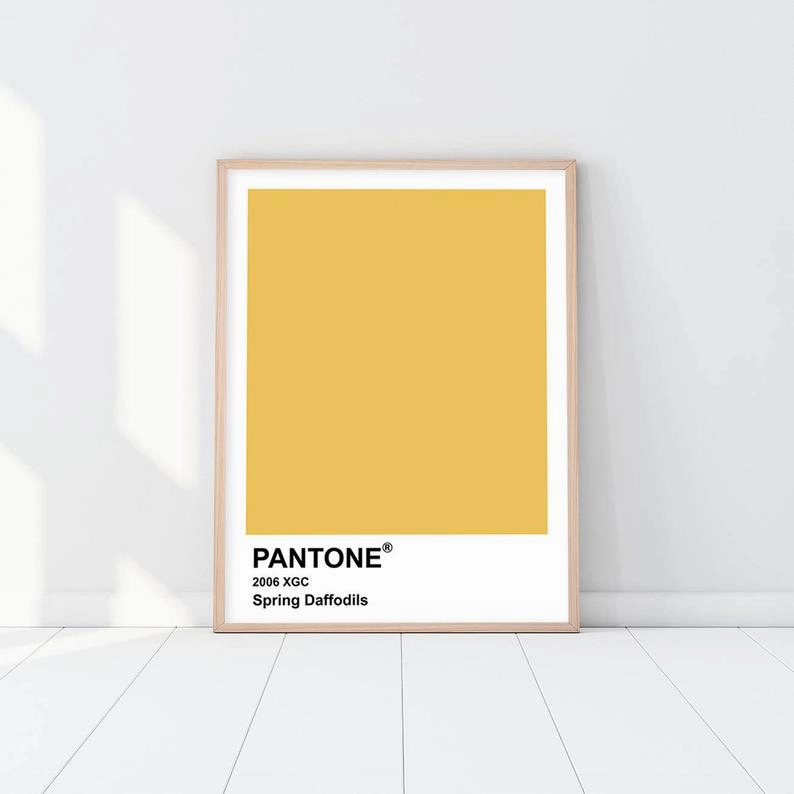 Pantone - Spring Daffodilsnordic style wall decor