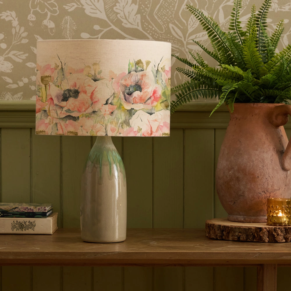 Papavera Eva & Narvi Complete Table Lamp Jade/Sweetpea