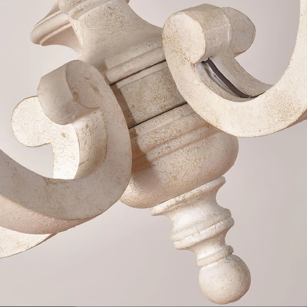 Parrotuncle Wooden Candle Chandelier