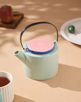 Pastel Harmony Teapot - Greenmodern kitchen decor ,kitchen dinner set ,dinnerware 