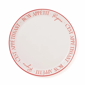 Pastemon Plate Large Pinkhand-painted ceramic bowl