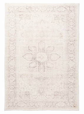 Patina Cream and Beige Distressed Washable Rug *NO RETURNS UNLESS FAULTYmodern color block patchwork rug